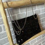 Sac à main-pochette Stella à sequins