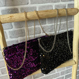 Sac à main-pochette Stella à sequins