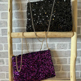 Sac à main-pochette Stella à sequins