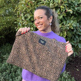 Totebag léopard Amour, Bazar Chic, Bisou