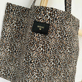 Totebag léopard Amour, Bazar Chic, Bisou