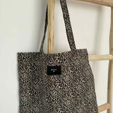 Totebag léopard Amour, Bazar Chic, Bisou