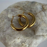 Boucles d'oreilles créoles Love Ibiza