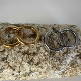 Boucles d'oreilles créoles Love Ibiza