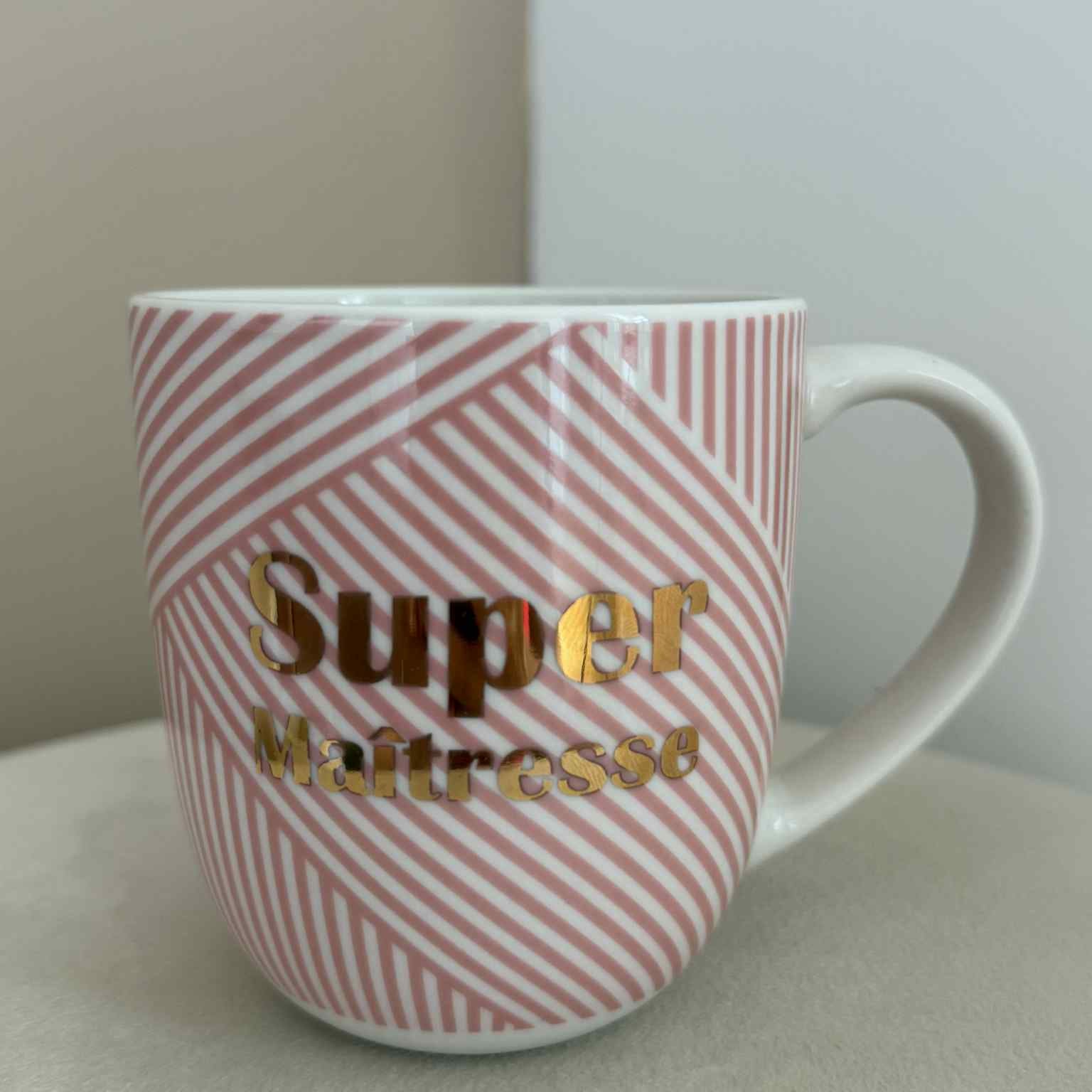 Mug Cadeau Super Maîtresse / Nounou