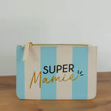 Pochette zippée à message