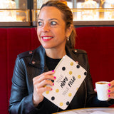 Pochette zippée à message