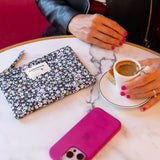 Trousse fleurie à message